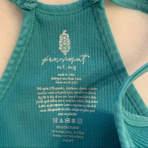 NWOT FP Movement Happiness Runs Crop in Deep Balsam - Picture 7 of 10